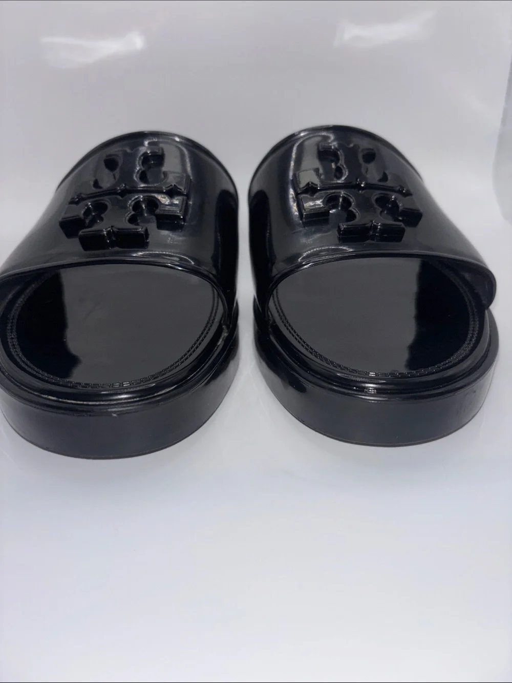 Tory Burch Jelly Black Slide Sandals